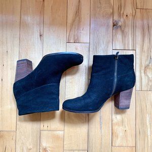 Cole Haan Nike Air Leather Ankle Booties - Sz: 8